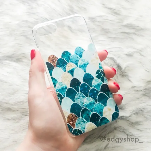 Mermaid Scales Hard iPhone Case - Picture 1 of 3